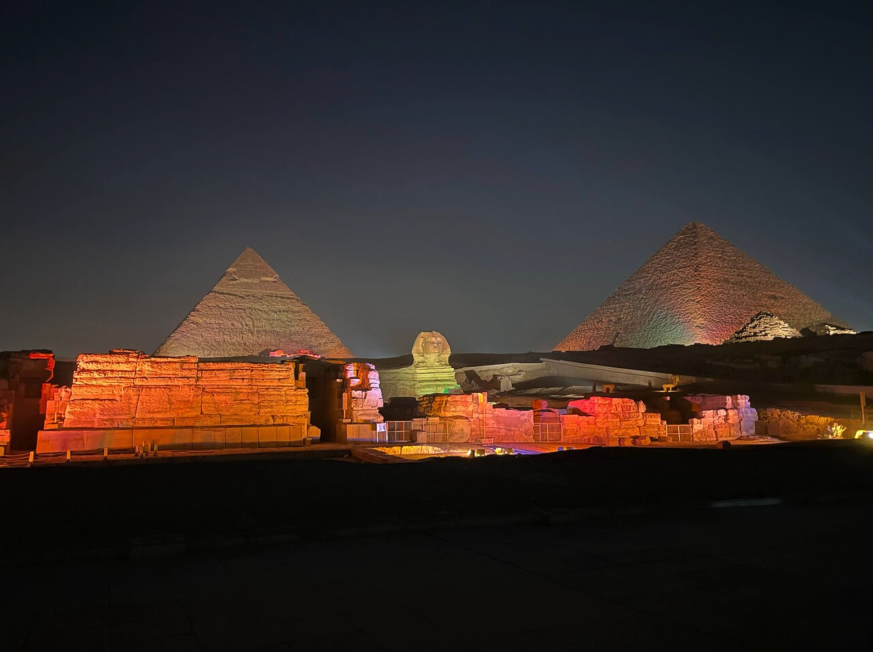 Pyramid Light Show Giza