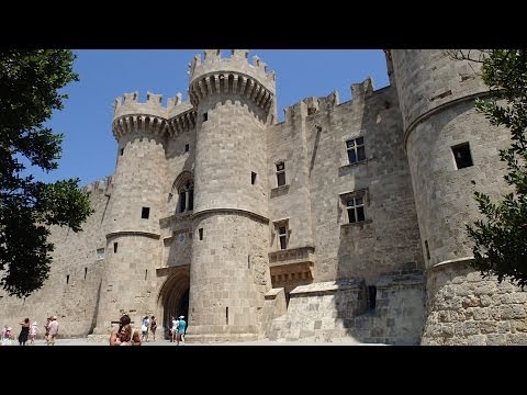 medieval city walls rhodes